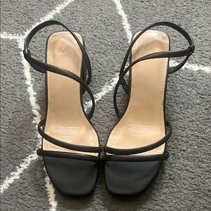 Strappy block heel sandals